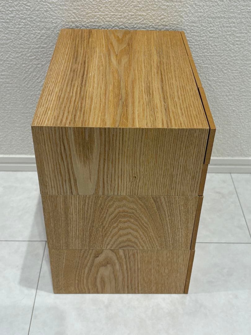 無印良品　木製小物収納 引き出し13個付き