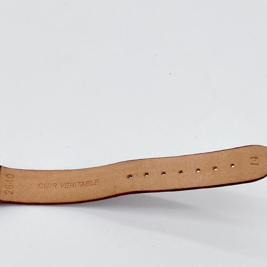 クリスチャンディオール マリス トロッター柄 ワインレッド シェル文字盤