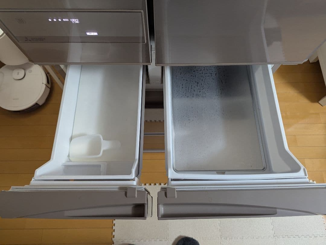 【三菱】冷蔵庫 置けるスマート大容量 525L MR-JX53Y-N1