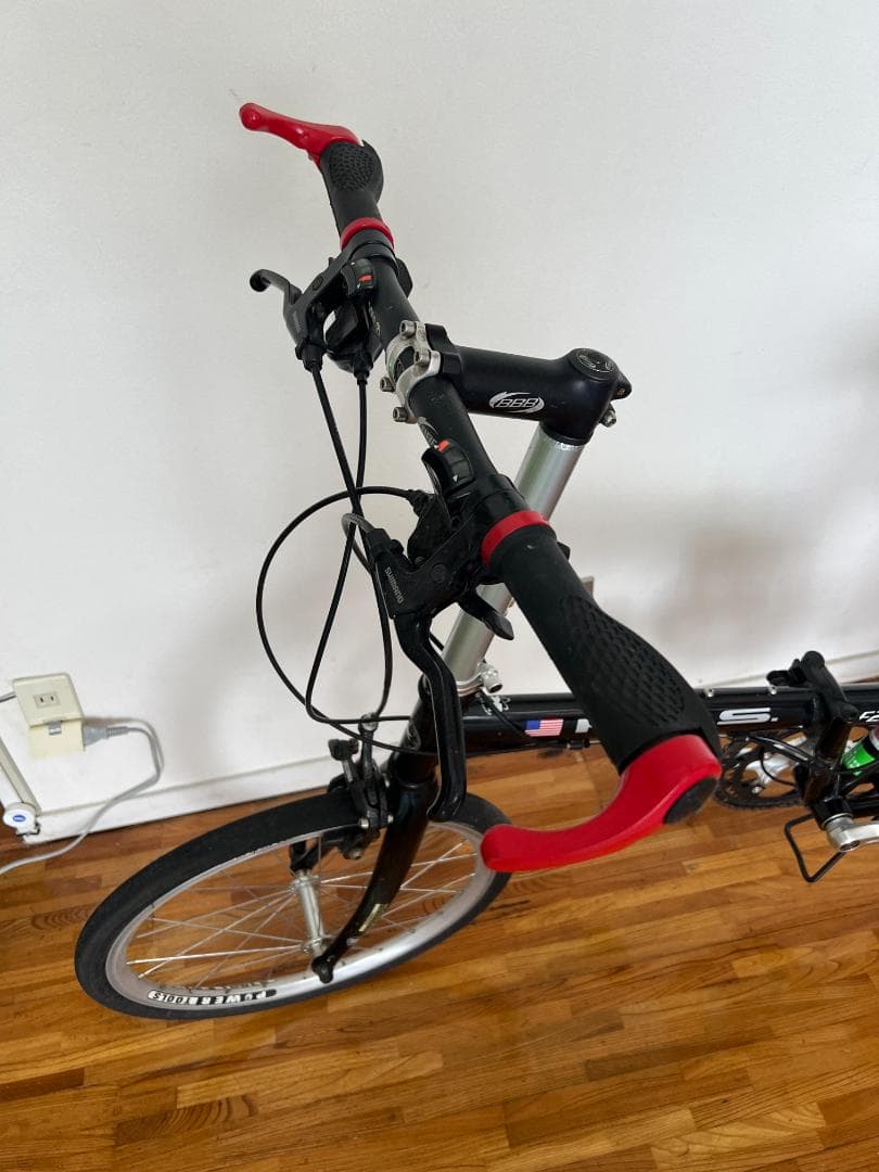 KHS F20-R 折りたたみ自転車 黒　ブルバー・ブレーキ付属