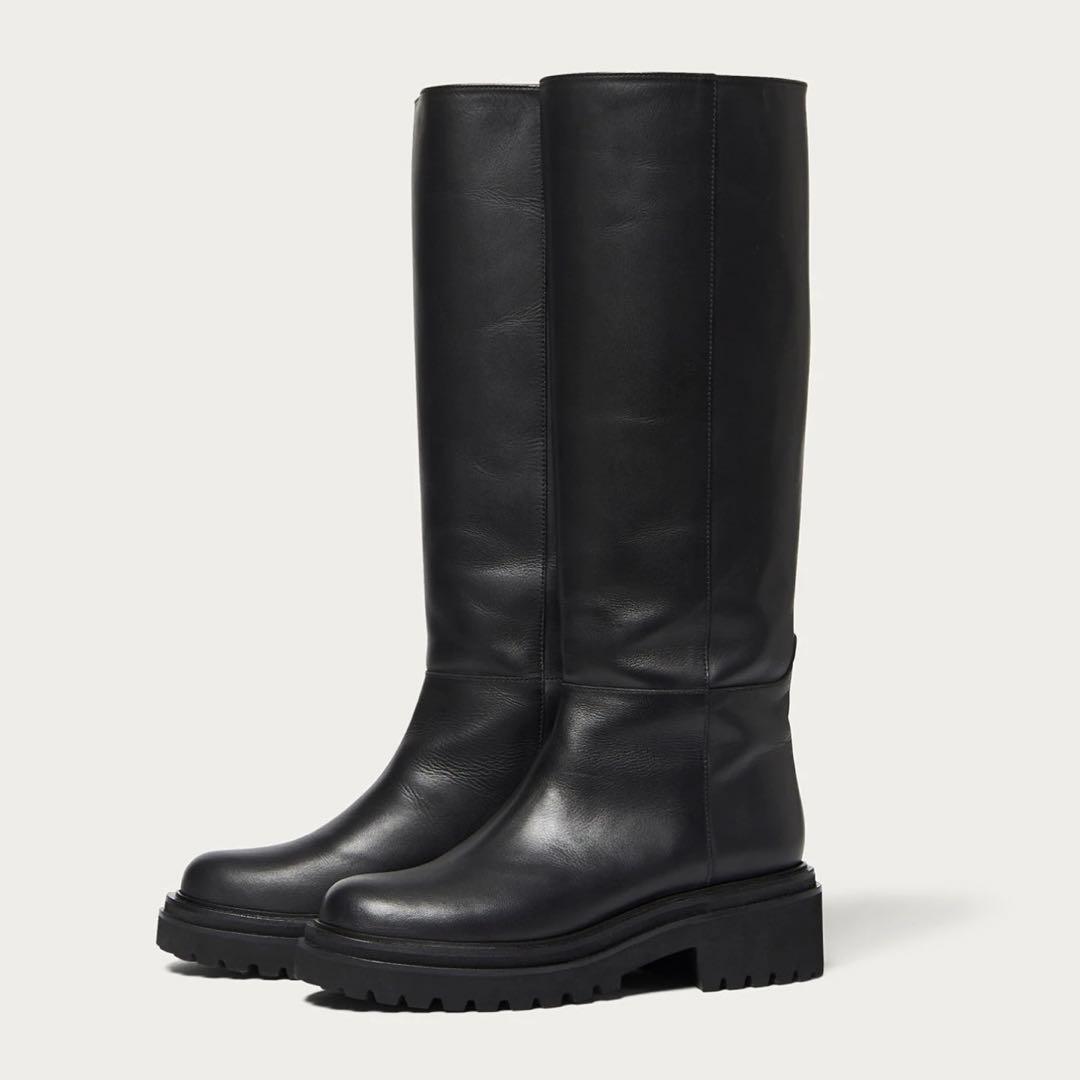 ほぼ未使用✨定価5万　UNITED ARROWS 日本製　ロングブーツ　25cm