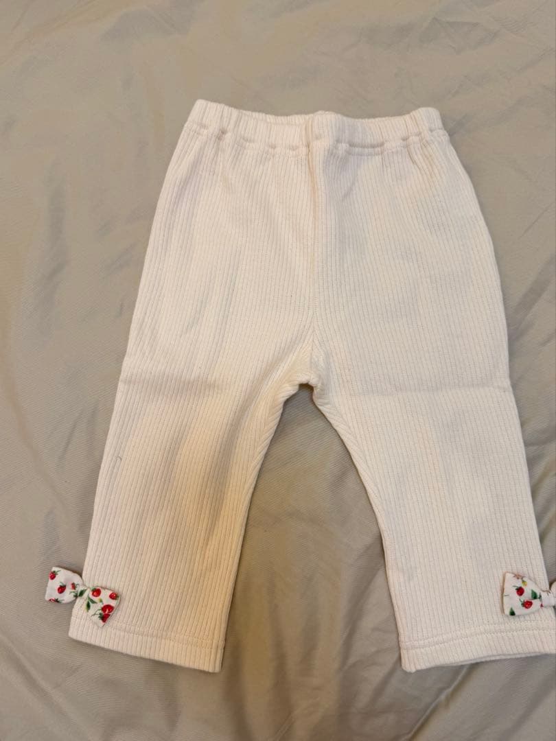 センスオブワンダー　野いちごワンピースとパンツセット 70-80cm