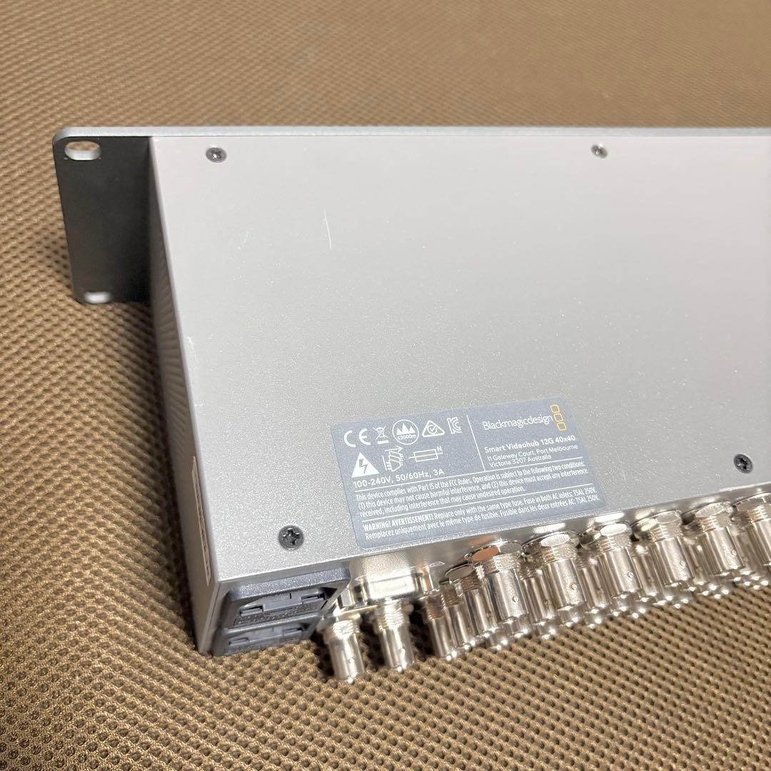 Blackmagic Smart Videohub 40×40 SDIルーター