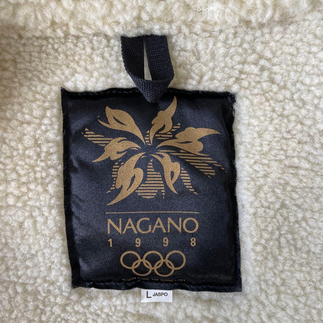 MIZUNO サイズL冬季長野オリンピックジャケット ネイビー