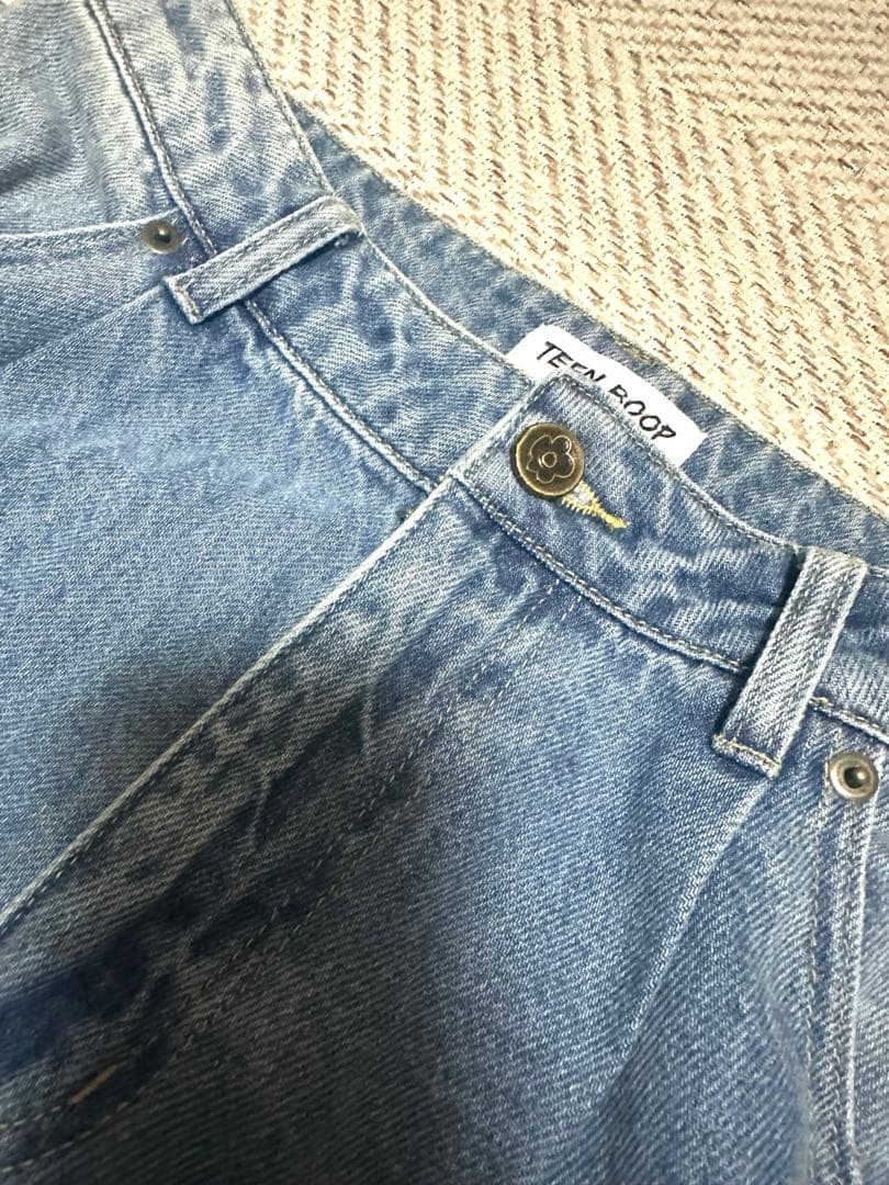 TEEN BOOP ダブルタックボーイズデニム　Mサイズ
