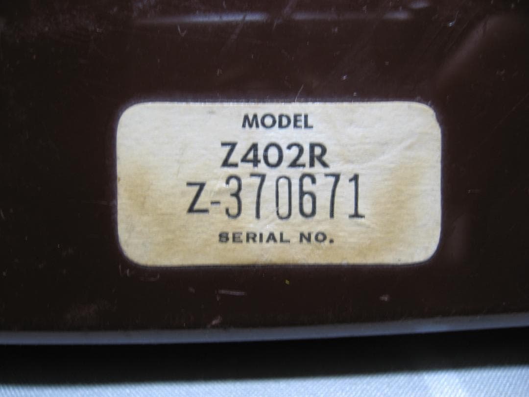 【激レア】USA ZENITH 4球真空管ラジオ Z402R 動作品