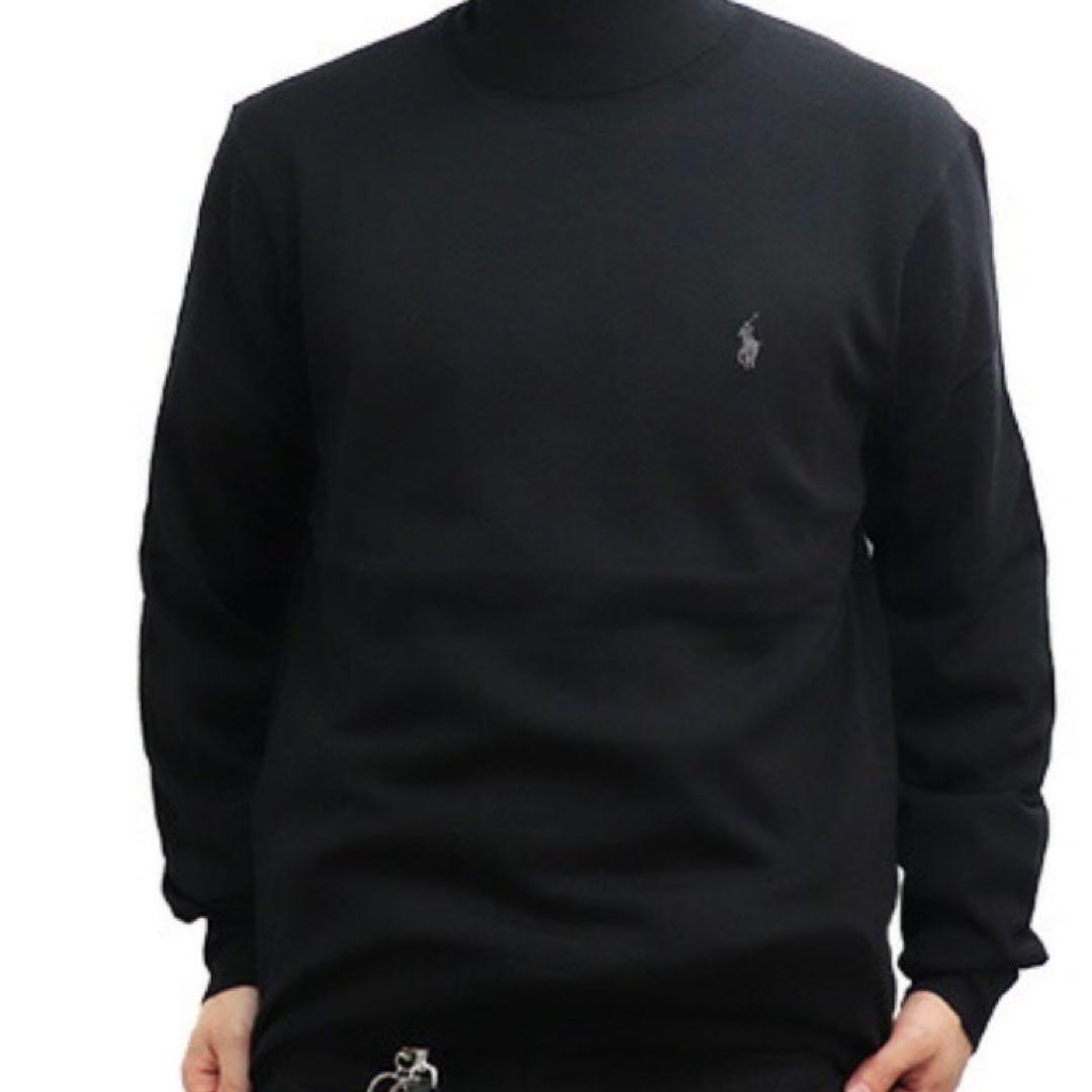 美品 ポロラルフローレン ウォッシャブル メリノウール タートルネックセーター