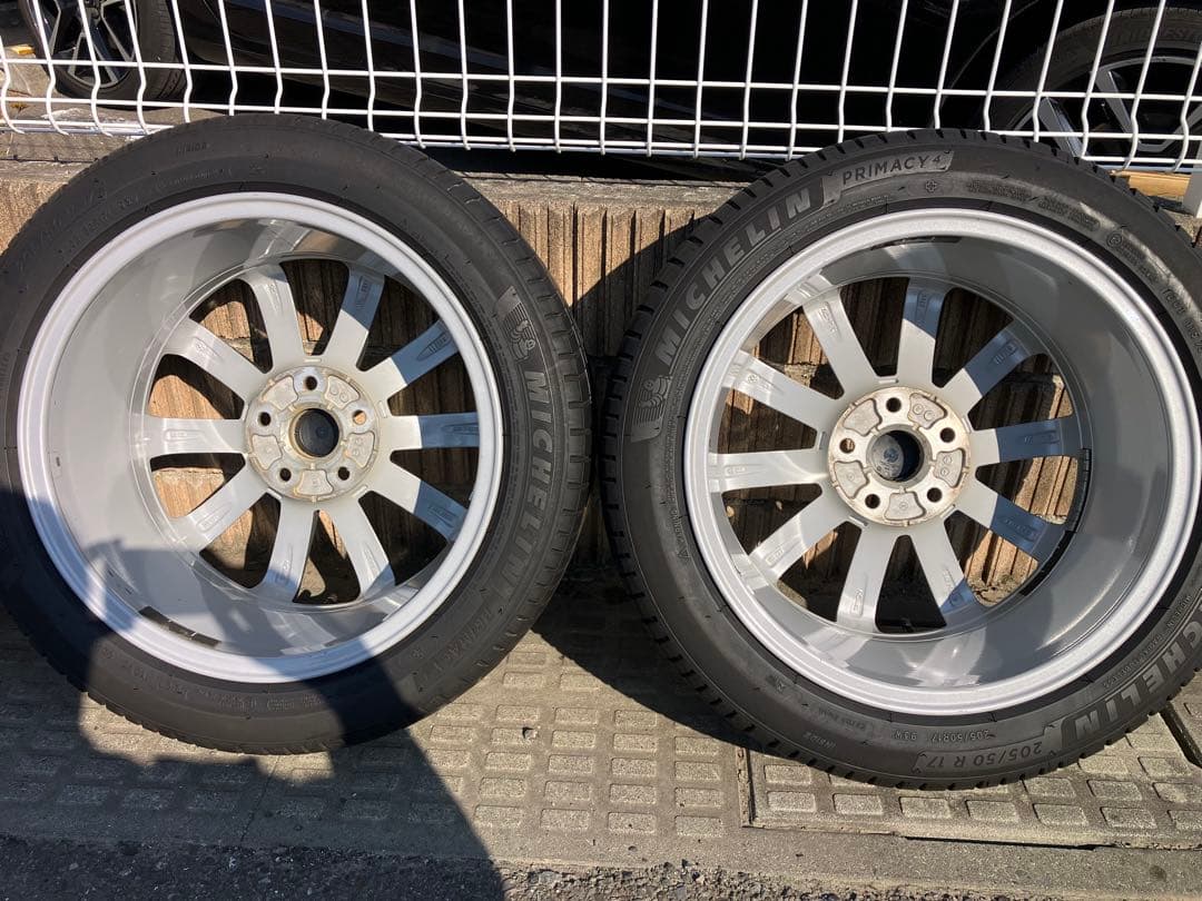 ゴルフ7ハイライン純正ホイールミシュランプライマシー4 205/50zR17