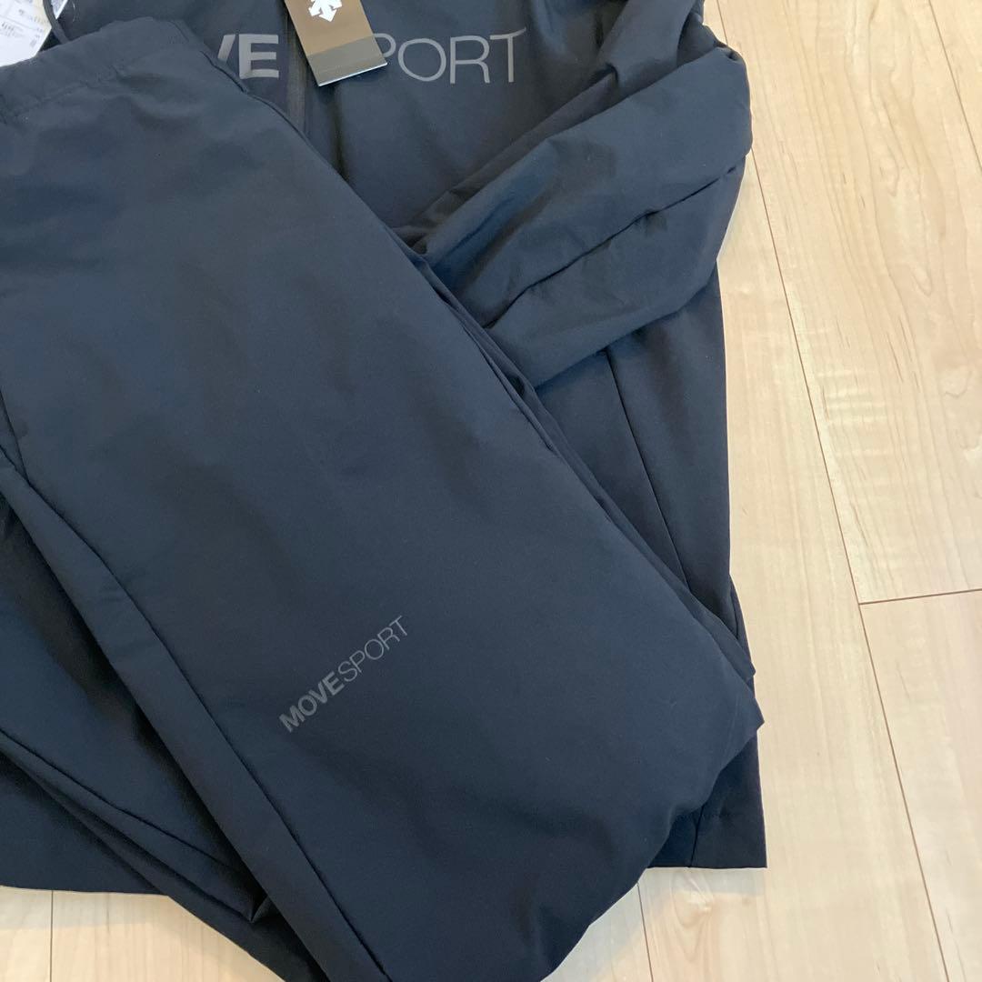 DESCENTE/フルジップフーディー 上下セット/ブラック