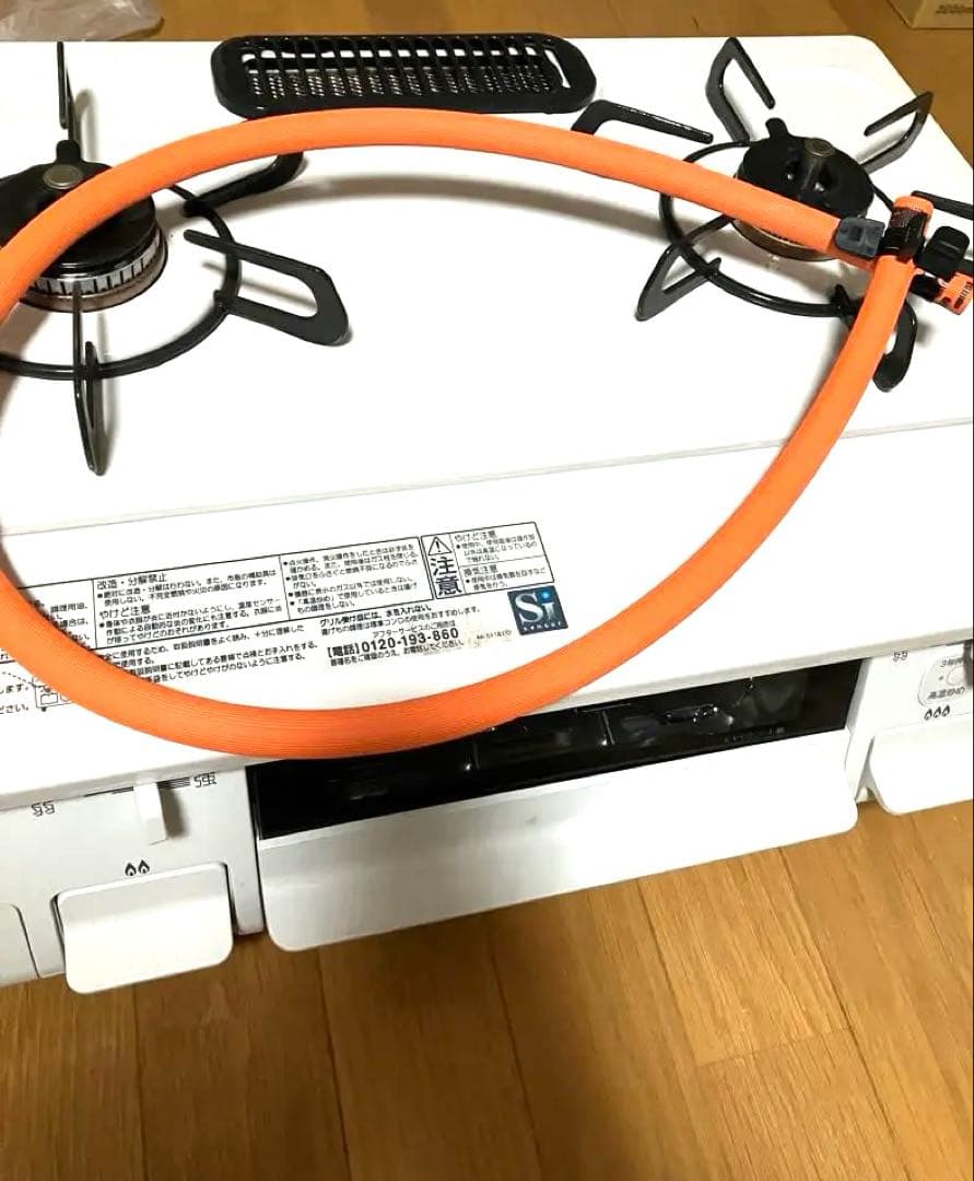 パロマ　ガスコンロ　動作確認済　2022年製　PA-S42H-R LPガス