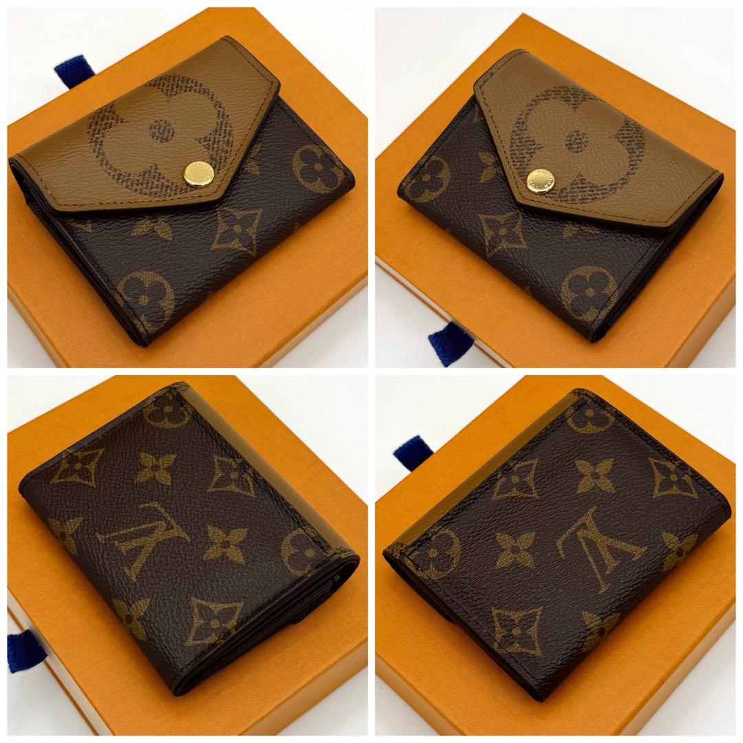 ルイヴィトン モノグラムリバース ポルトフォイユゾエ 折り財布