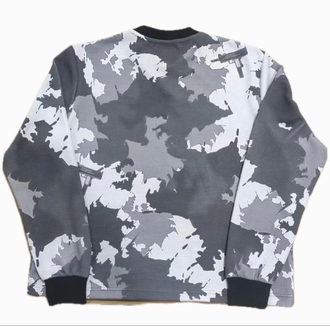 トップス FLEXWITME YOKO CAMO THERMAL LONG TEE