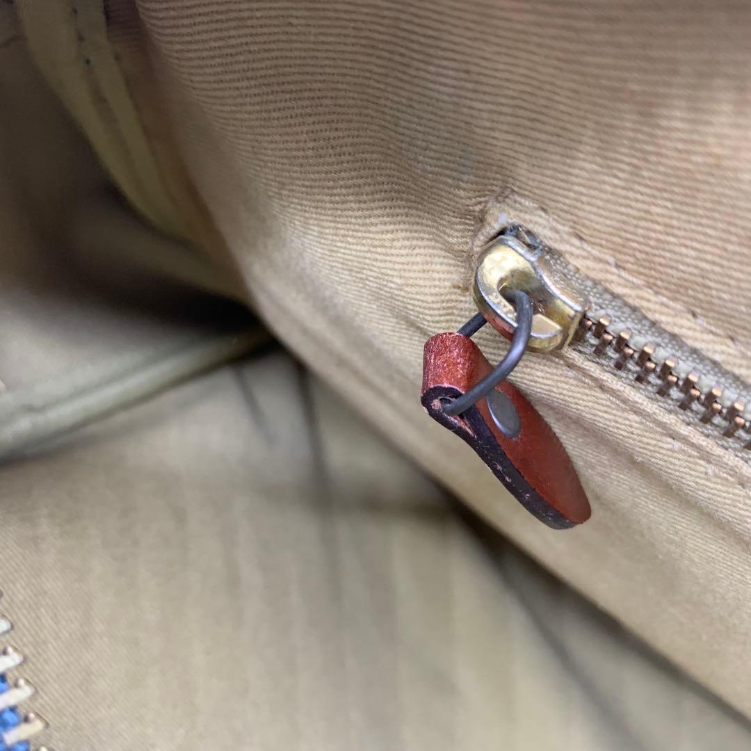 希少　ラルフローレン　レザー　ショルダーバッグ　大きいサイズ　チェック柄