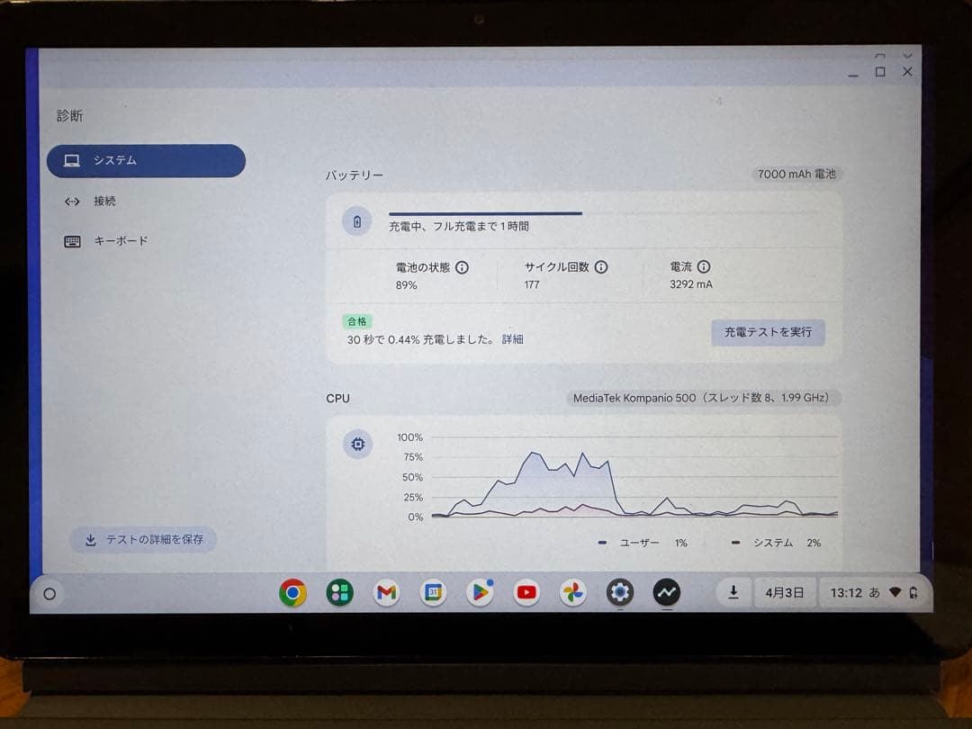 Chromebook本体 Lenovo IdeaPad Duet Chromebook 10.1 64GB