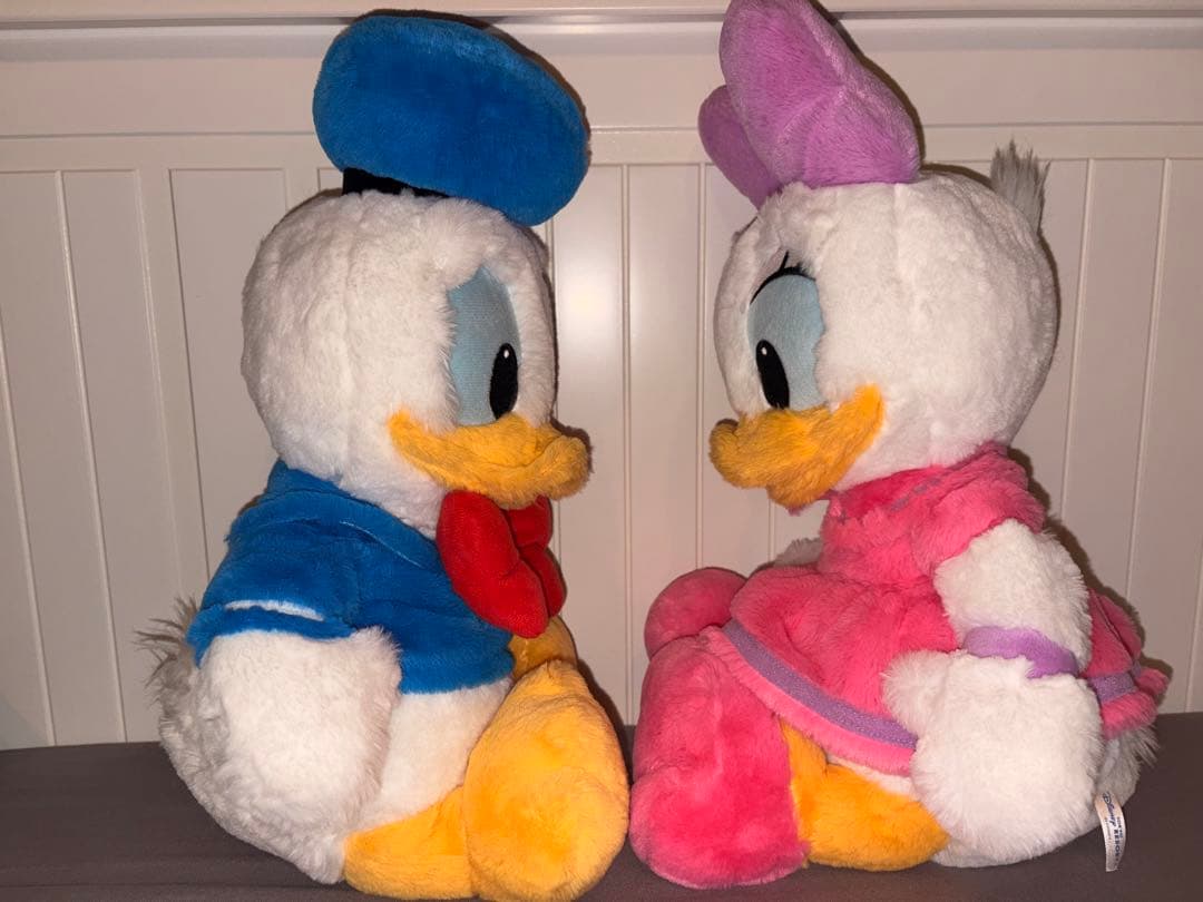 ドナルドダック＆デイジーダック ぬいぐるみ フラッフィープラッシー