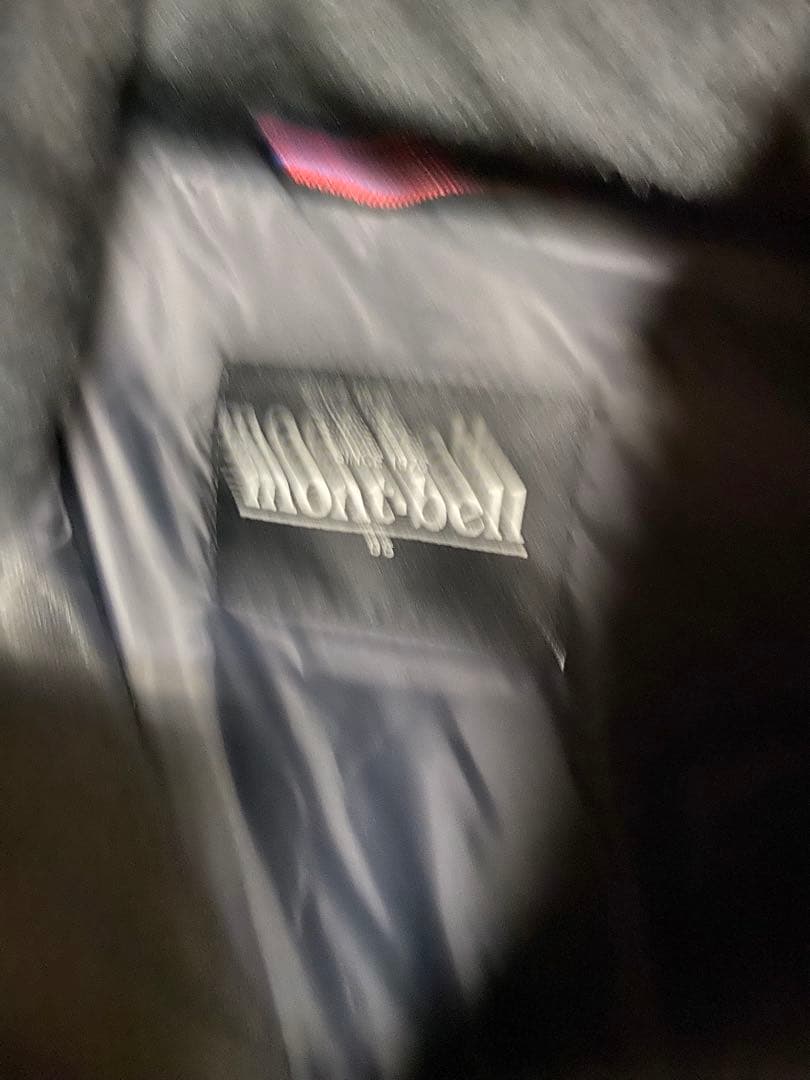 【極美品】mont-bell ファー付き ダウンコート 暖かい グレー