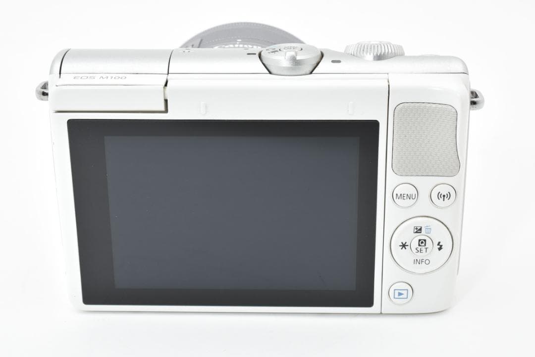 ■美品■Canon EOS M100 標準レンズキット ホワイト