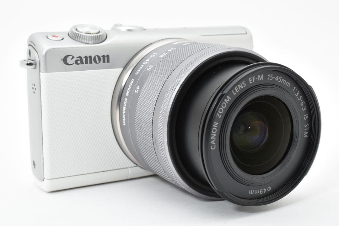 ■美品■Canon EOS M100 標準レンズキット ホワイト