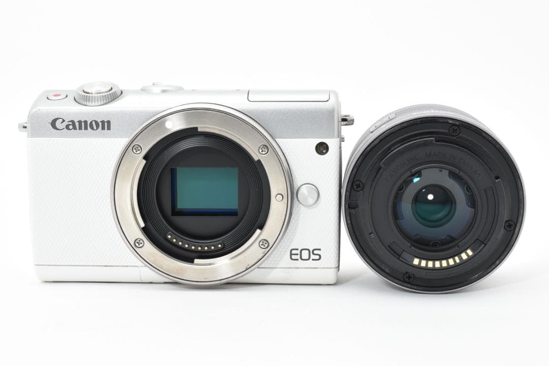 ■美品■Canon EOS M100 標準レンズキット ホワイト