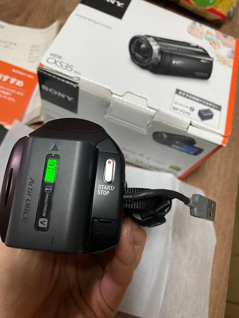 動作確認済SONY HDR-CX535 ビデオカメラ　ハンディカム