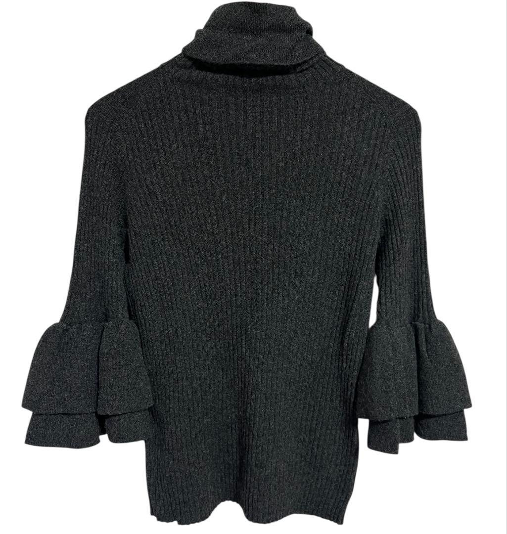 美品♡ cccmalie シーマリー カシミヤ100％ フリル袖 ニット