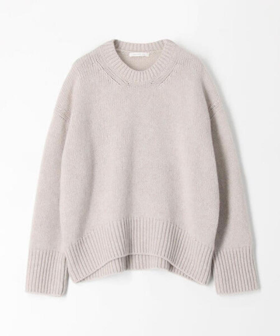 GALERIE VIE クルーネックM ホワイト系　タートル　セージグリーン M