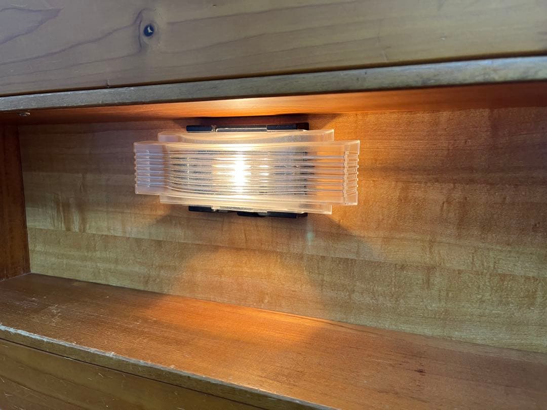 【引き取り限定】木製パイン材宮付ロフトタイプベッド