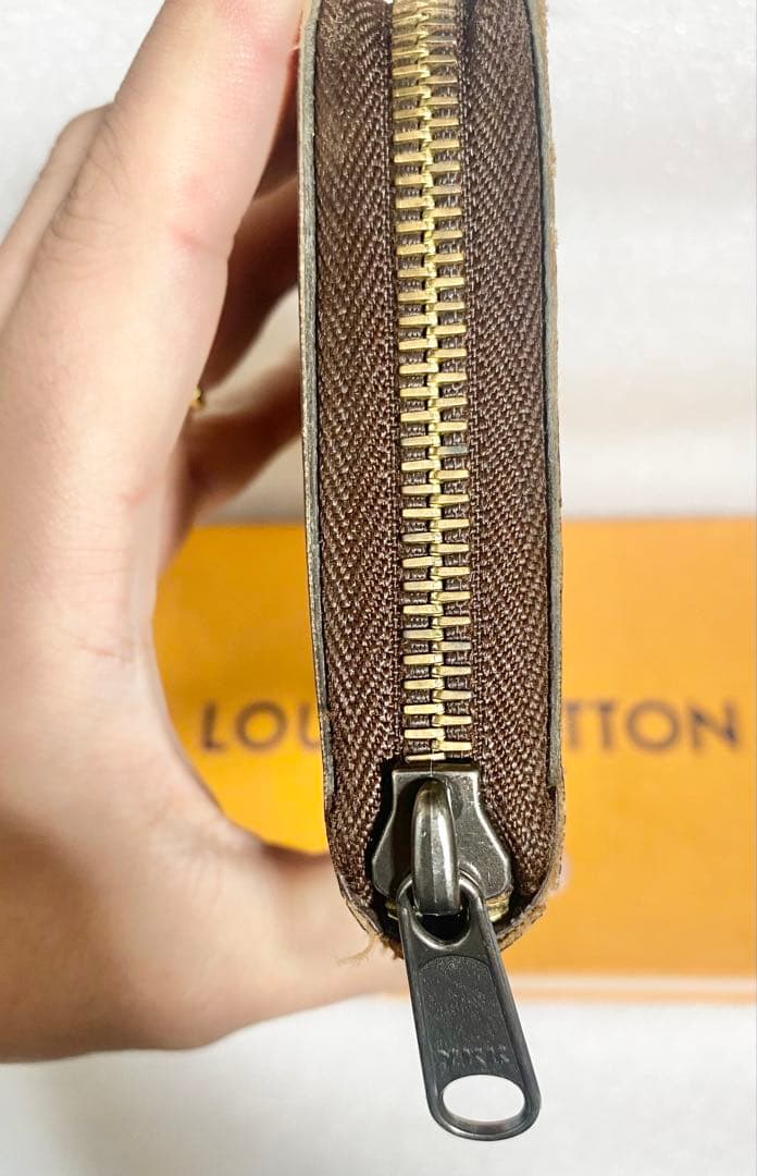 ア*︎様 LOUIS VUITTON ダミエ　ジッピーウォレット　ファスナー社外