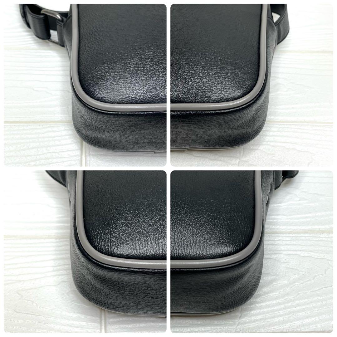 ✨極美品✨☘️DIESEL☘️✨ショルダーバッグ✨クロスボディ✨Dロゴ✨ブラック✨