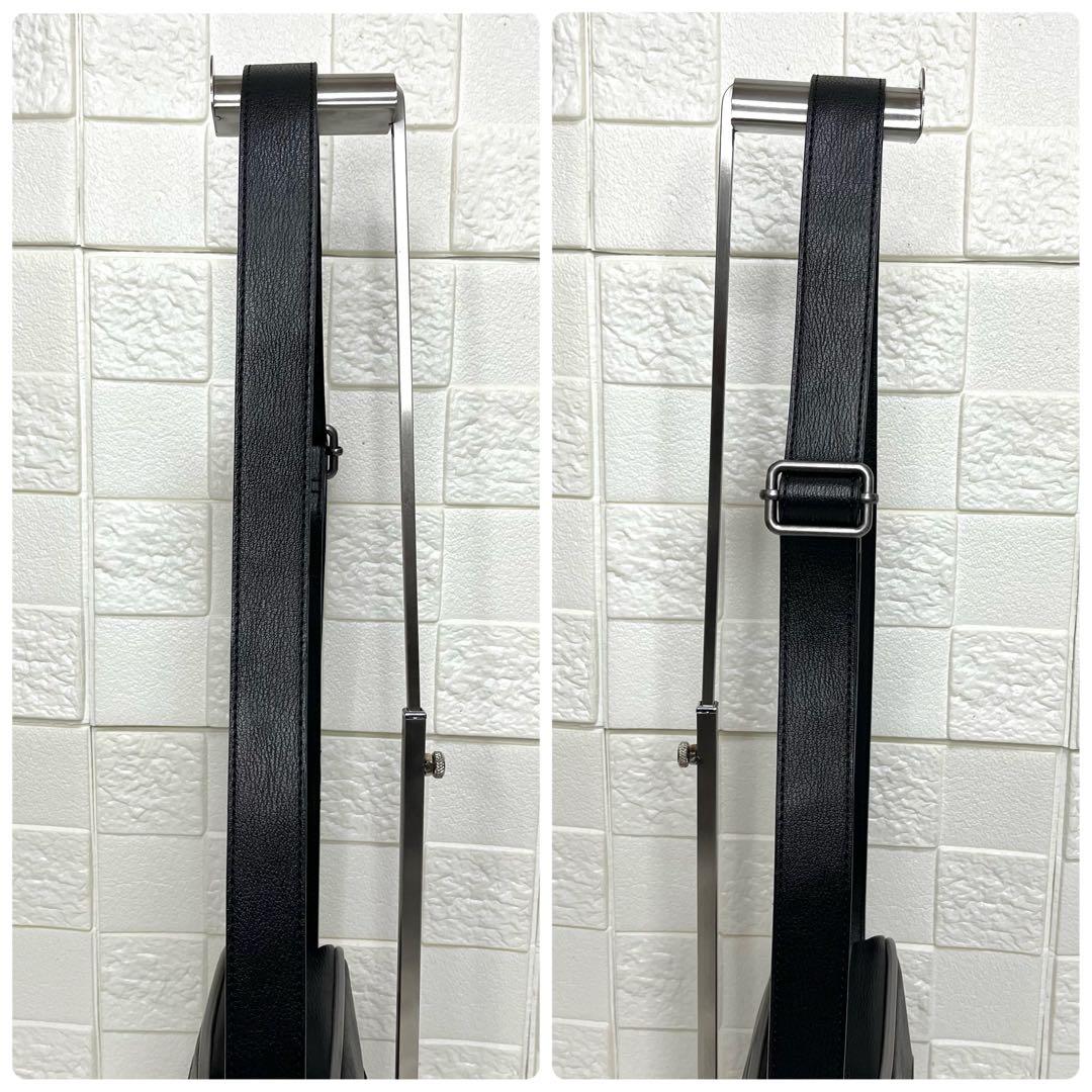 ✨極美品✨☘️DIESEL☘️✨ショルダーバッグ✨クロスボディ✨Dロゴ✨ブラック✨