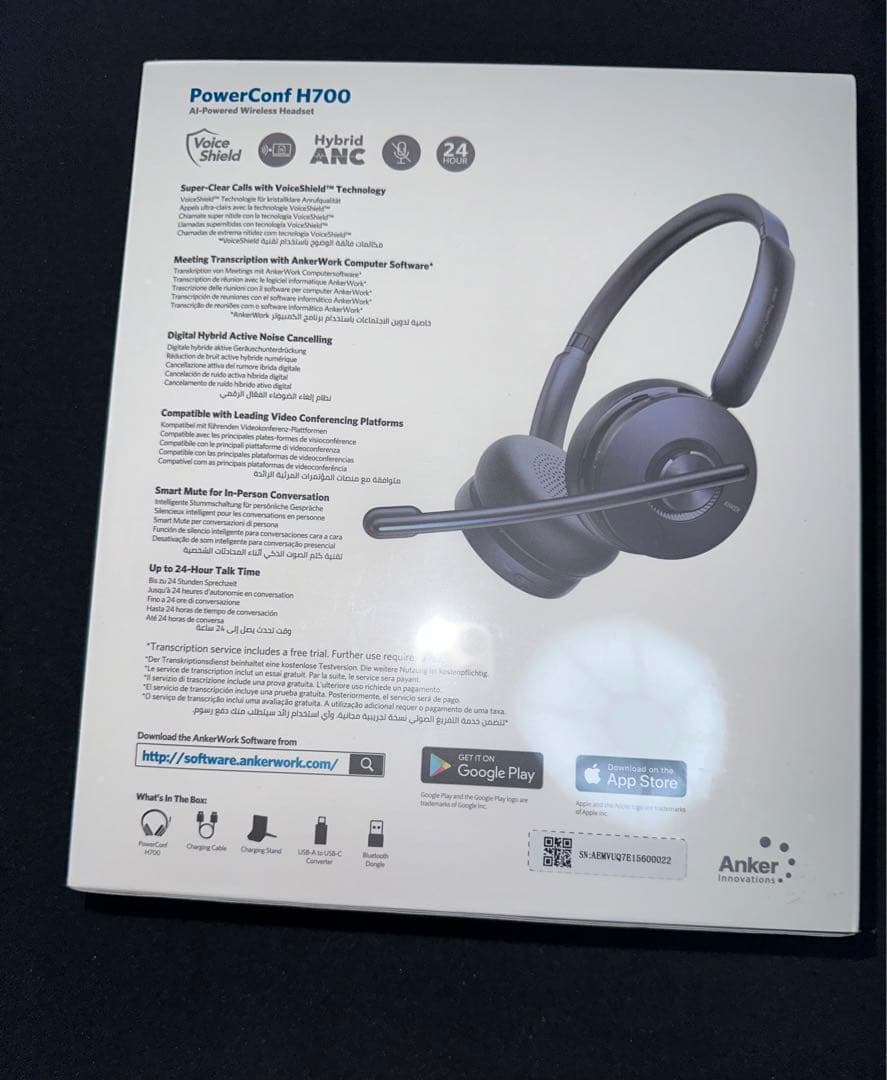 miaAnker PowerConf H700 ワイヤレスヘッドセット