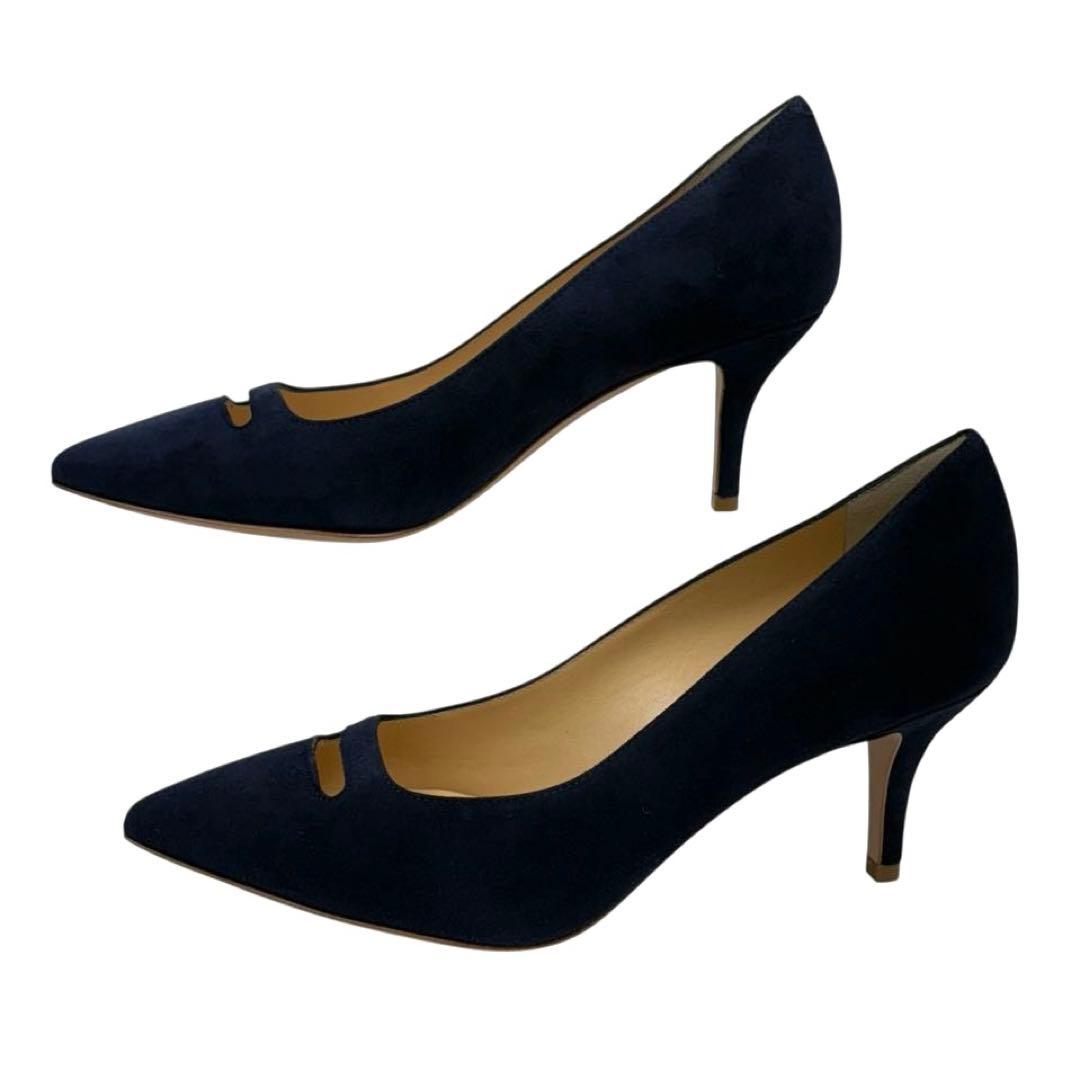 【ほぼ未使用】PELLICO ペリーコ 35 | 22cm ネイビー　アネッリ