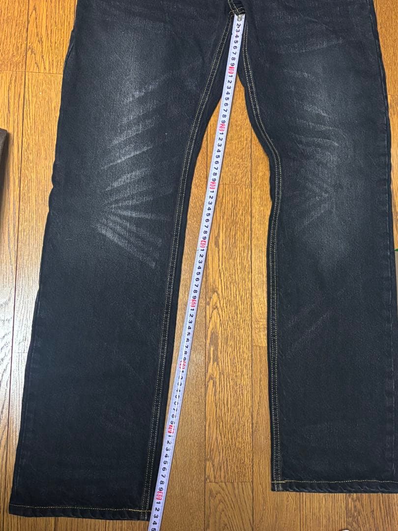 専用出品‼️ パンディエスタ　デニム　34 和柄　刺繍　暴走パンダ　単車　バイク