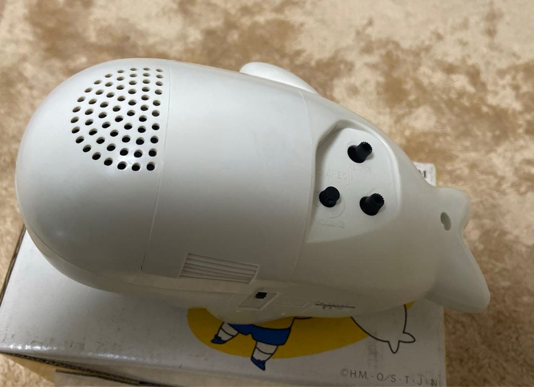 【未使用☆美品】少年アシベ　ゴマちゃん　目覚まし時計　からくり　置き時計