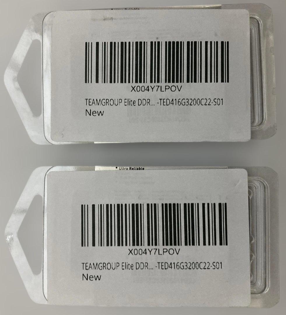未開封 ノート メモリ　DDR4 3200 32GB (16GBx2枚)