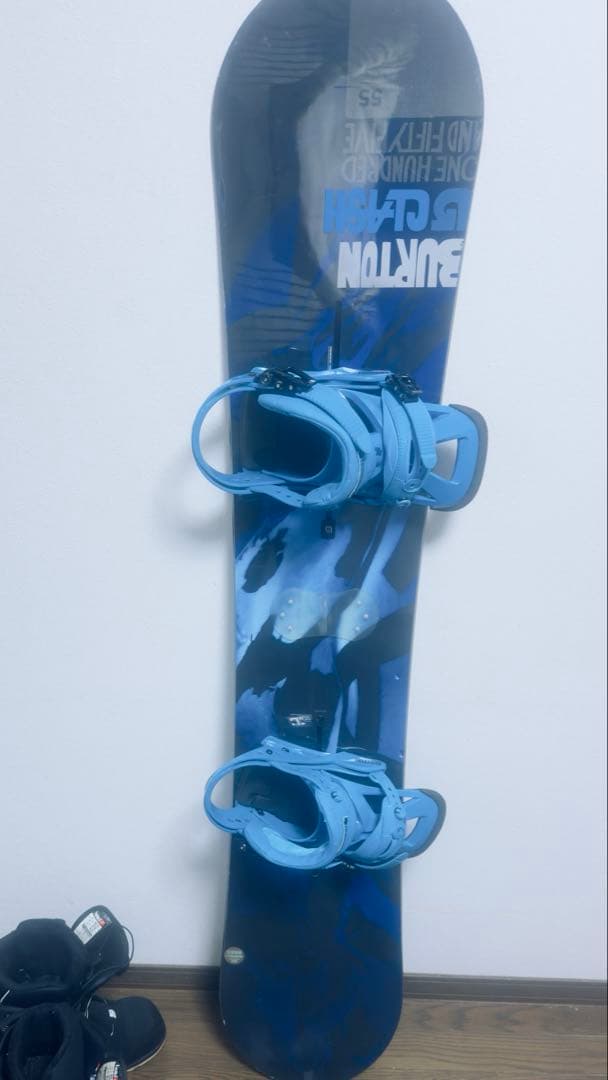 Burton Clashスノーボードバインディング付き+バッグ