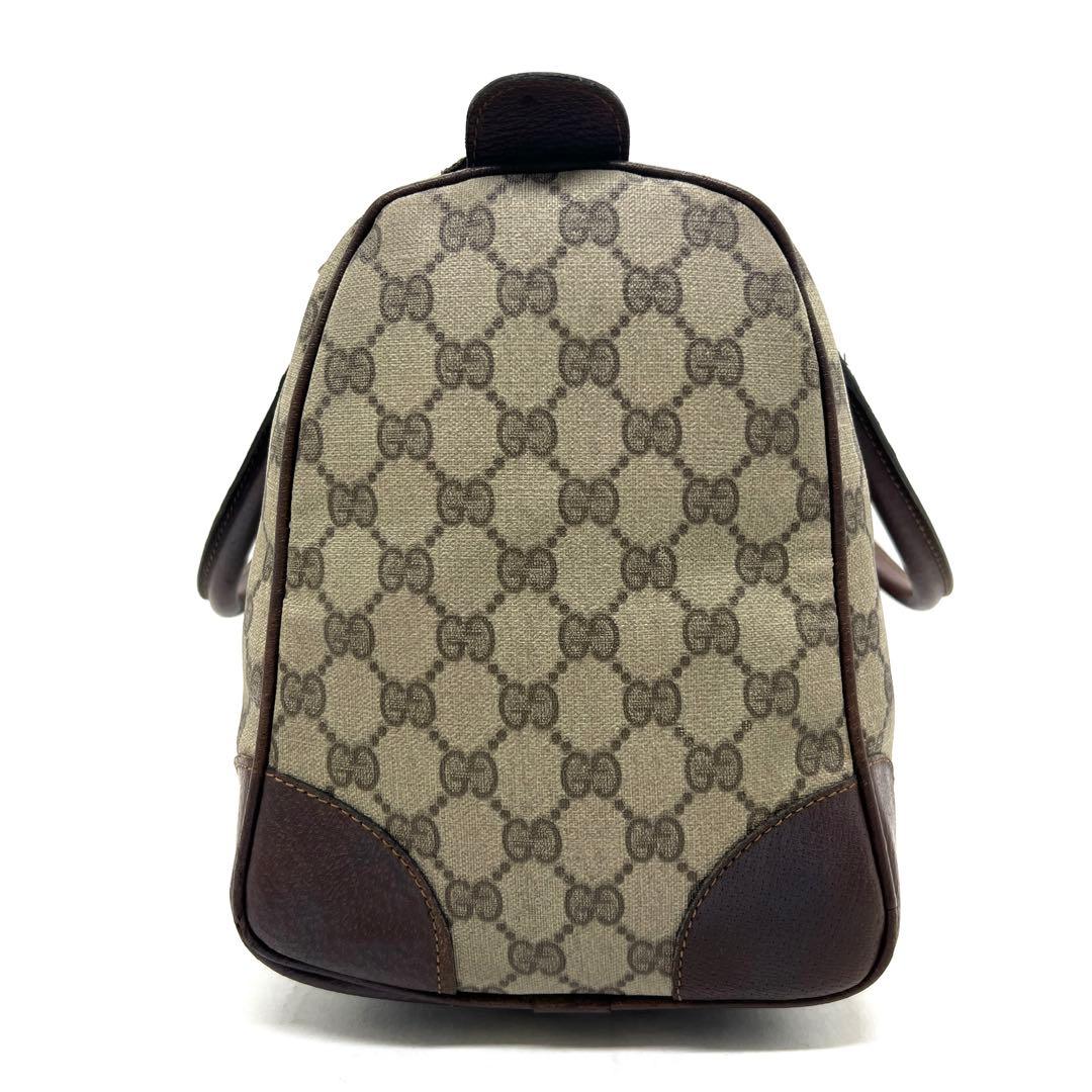 【美品】グッチ ミニボストンバッグ GG シェリーライン