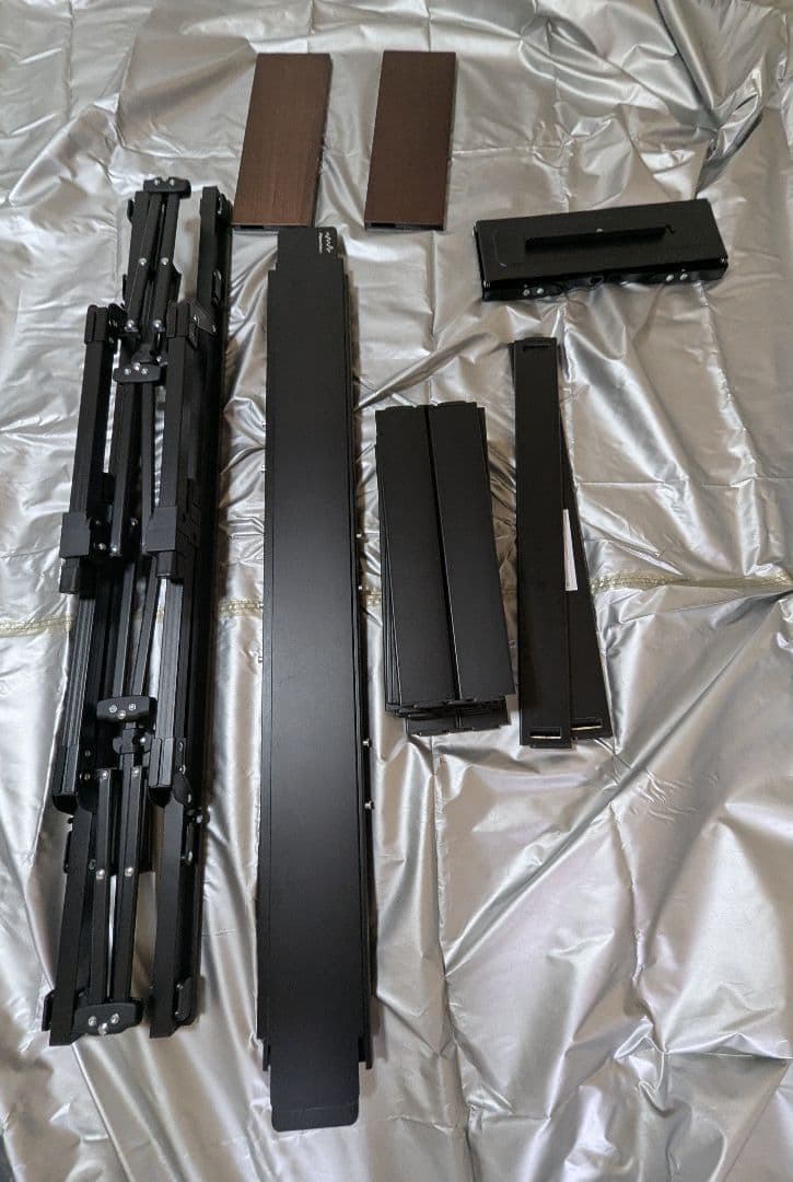 Alpen Outdoors アルミユニットテーブル110 ウッド天板2枚付き