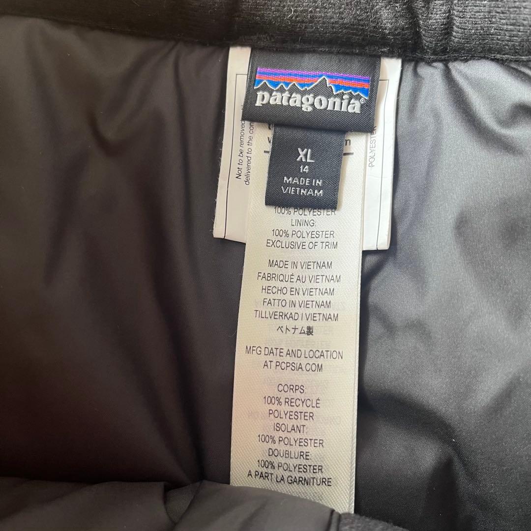 patagonia スキーパンツ/スノボパンツ kids XL 黒