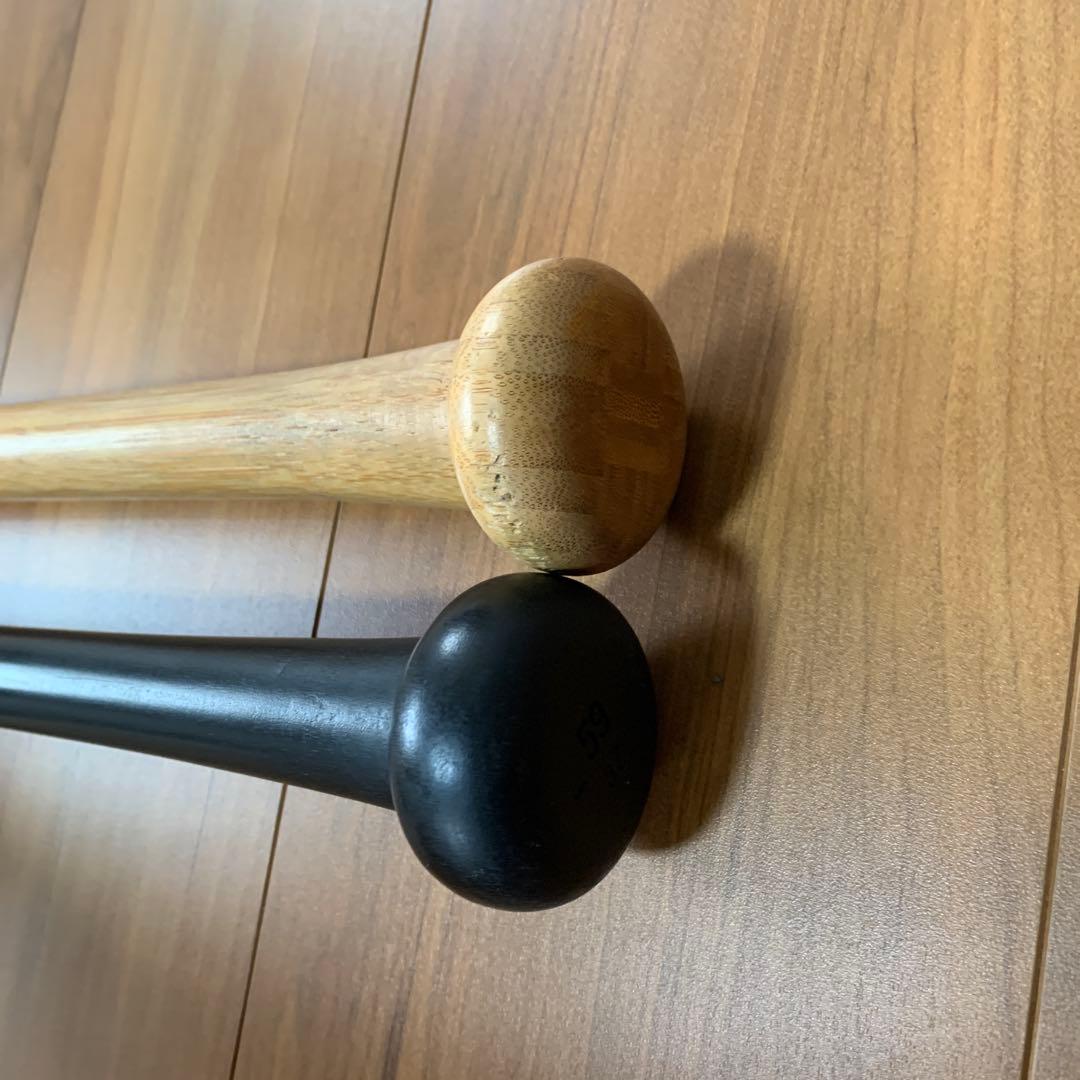 野球　竹バット　硬式　ミズノ　ゼット　トレーニング　85cm ケース付き