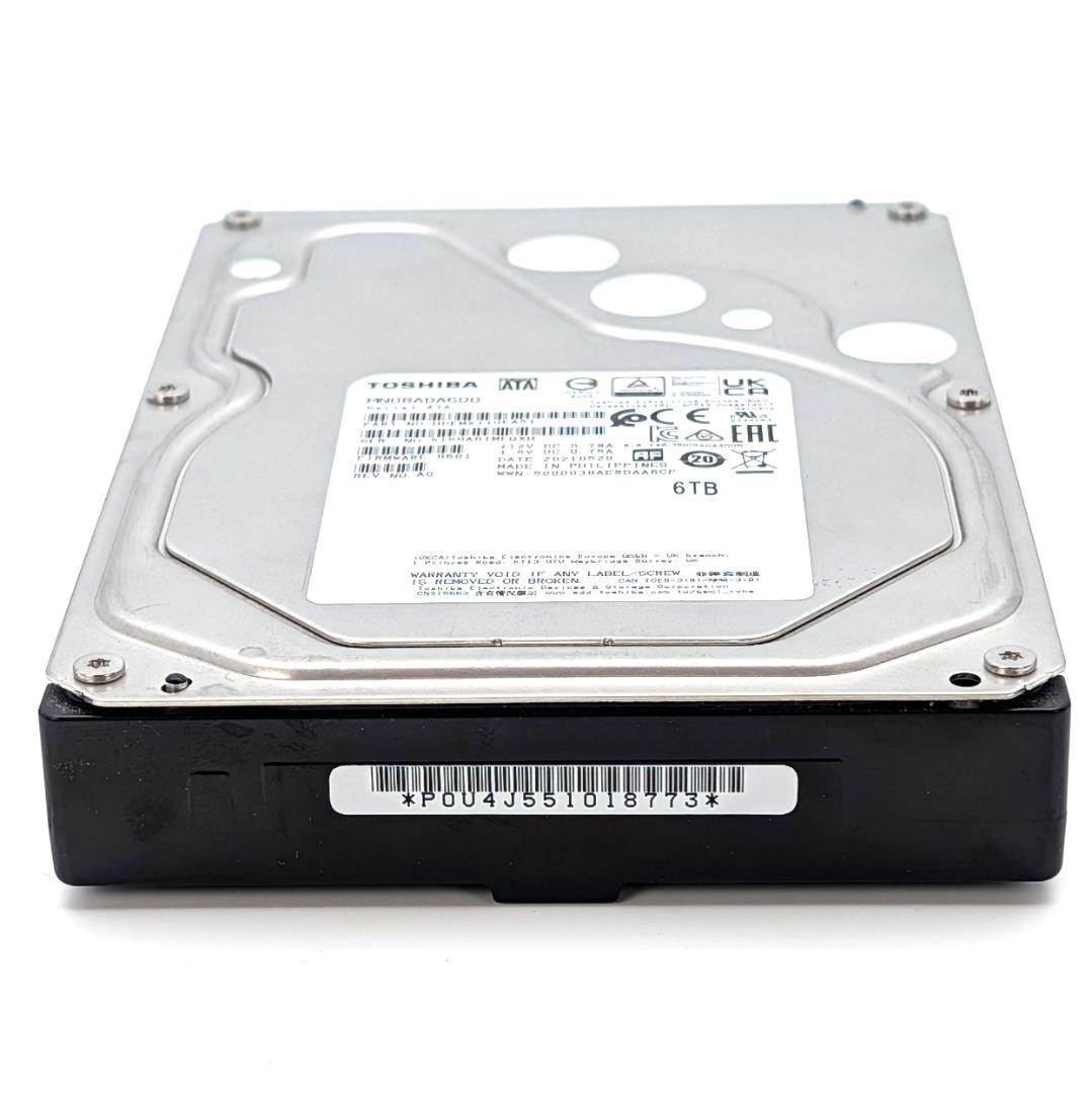 TOSHIBA MN08ADA600 NAS向けHDD 6TB×2台