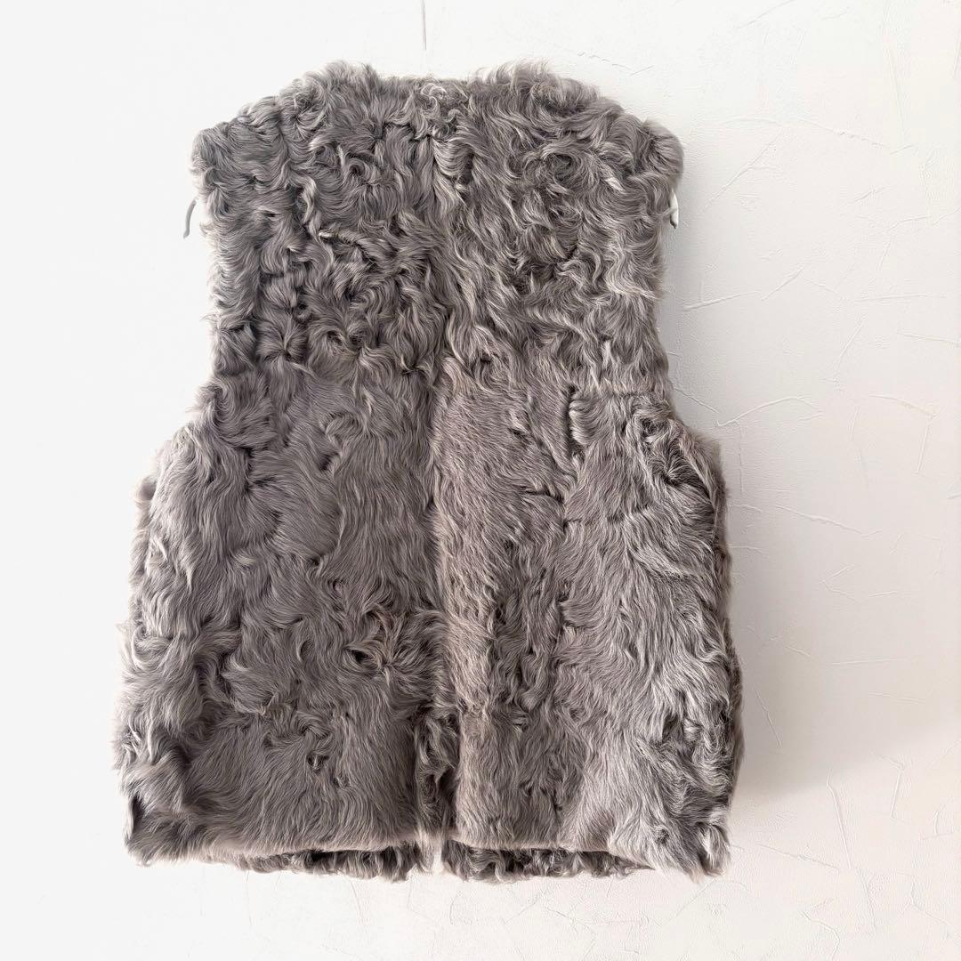 《未使用》 DAMAダーマコレクション リバーシブルダウンファーベスト ディノス