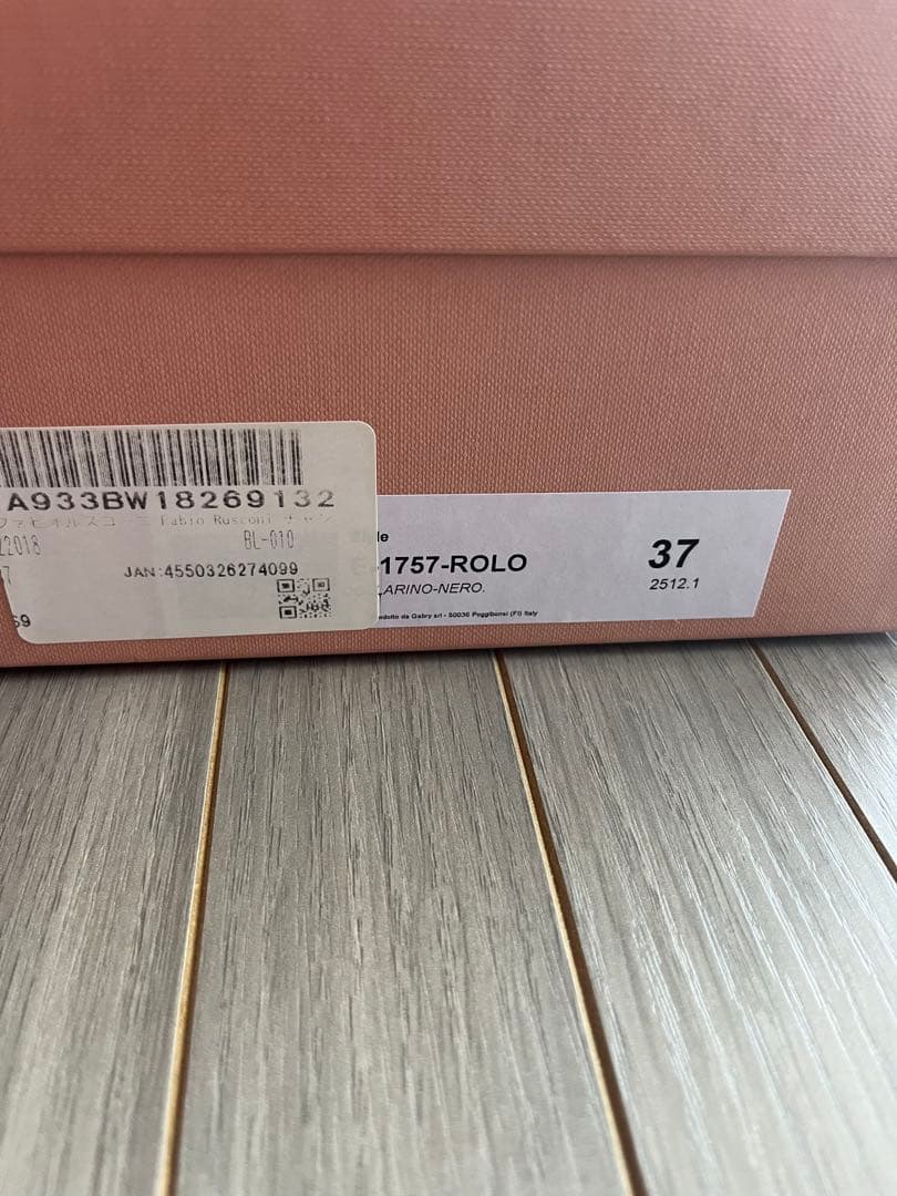 FABIO RUSCONI ブラックミュール 37