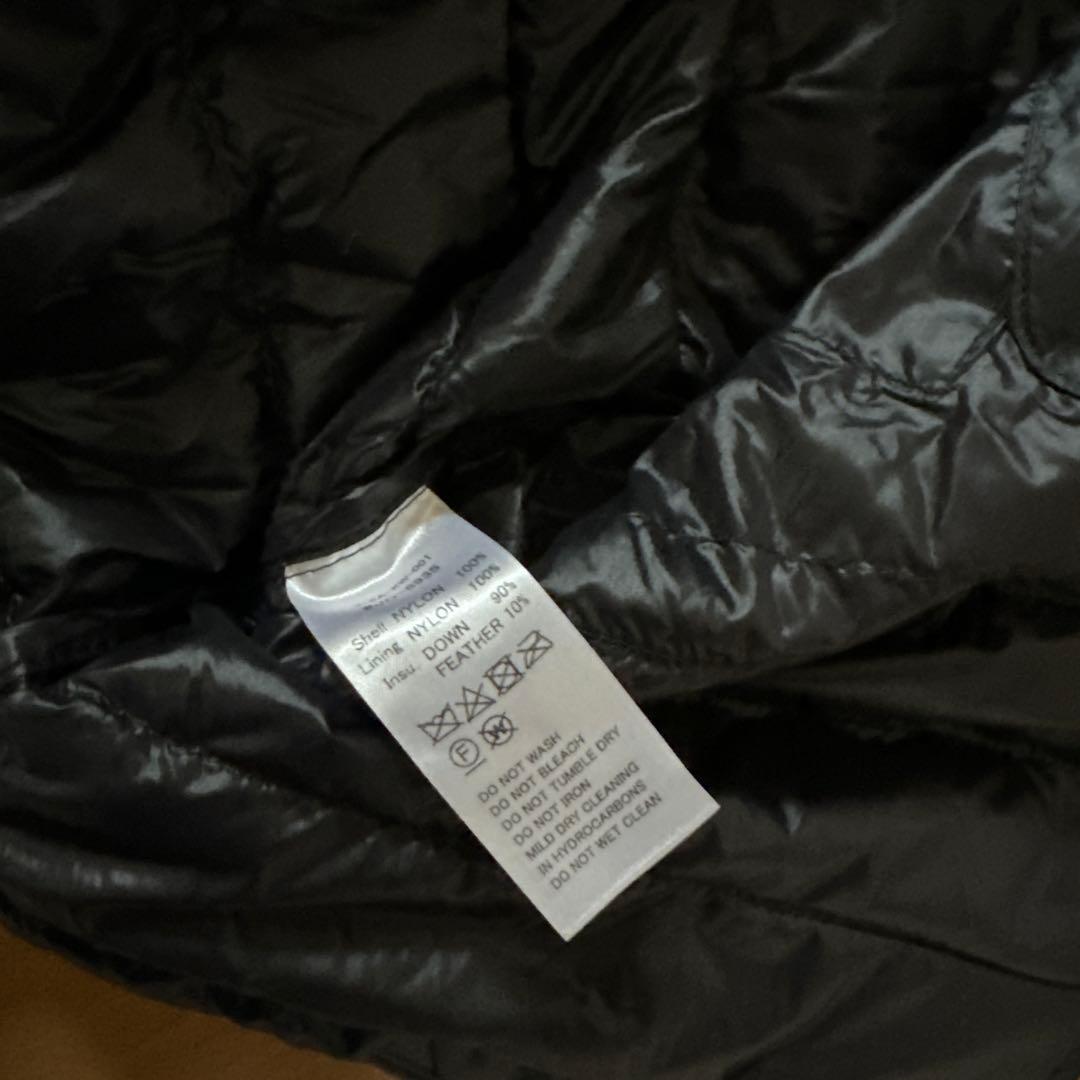 み*ん様 DANTON インナーダウン ロング34 ネイビー