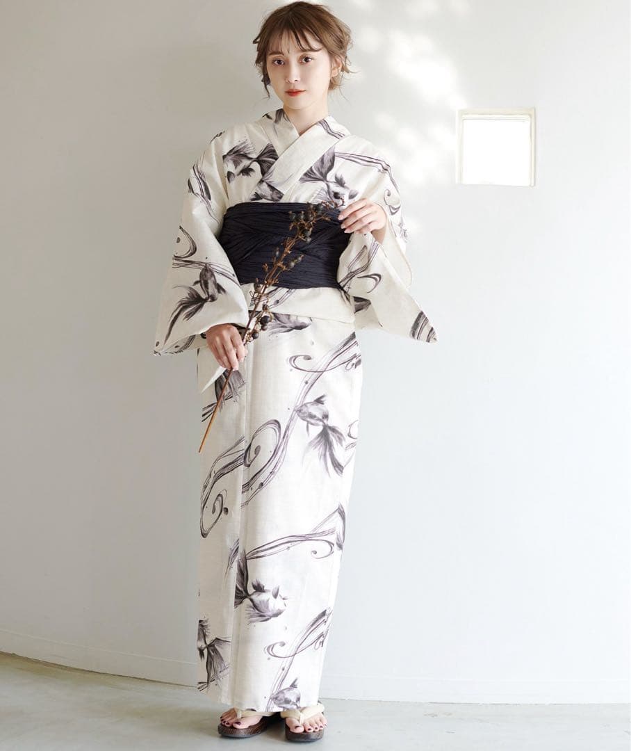 Dita 京の凪金魚 (浴衣・しわヘこ帯・下駄・着付け本・腰ひも)