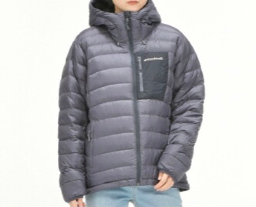 モンベル　リバーシブル　コロラドパーカ ブラック✖️ネイビー　チャコールグレー　Ｌ