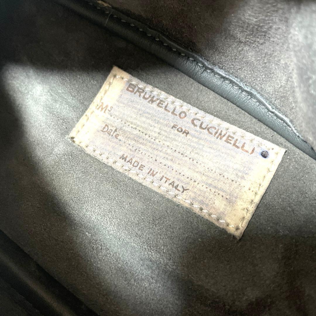 美品　15SS ブルネロクチネリ　フリル　ビーズ　ウエストバッグ　ボディバッグ