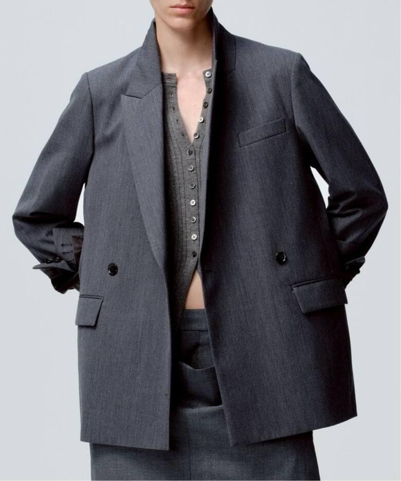 【今期・完売・紙タグ付】アパルトモンのRIB KNIT with BUTTON