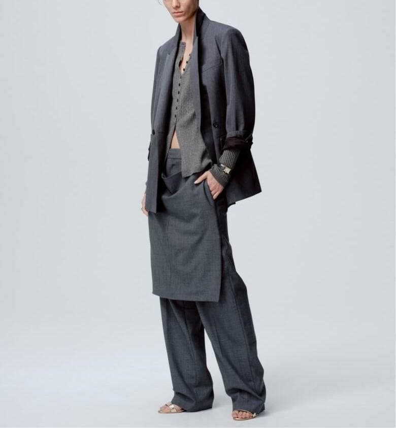 【今期・完売・紙タグ付】アパルトモンのRIB KNIT with BUTTON