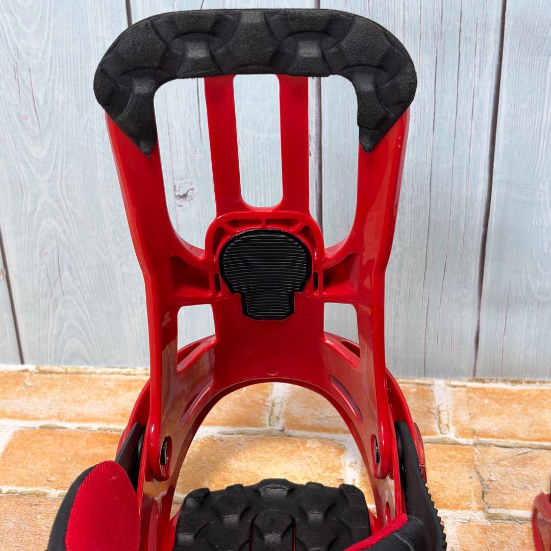 SALOMON RYTHEM サイズS バインディング スノーボード レッド 赤